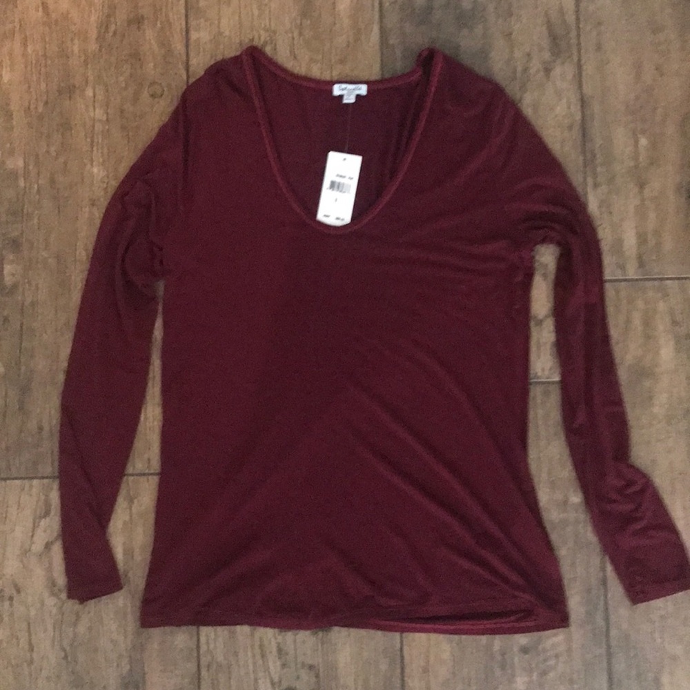 Splendid long sleeve tee Small